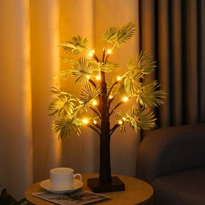 LED Weihnachts-Palmen-Girlande - Dekorative Lichter für Feste und Weihnachten