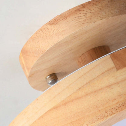 Garduru Holz LED Deckenleuchte – Dimmbar 36W natürliche Eleganz