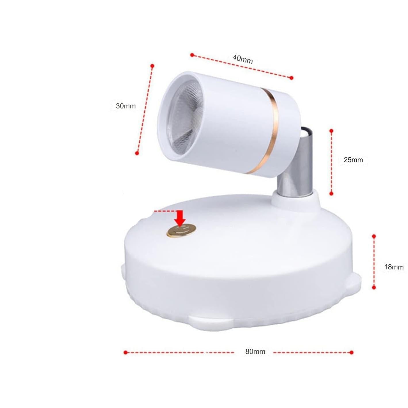 Garduru - Kabelloser, wiederaufladbarer LED-Strahler und Schreibtischlampe mit Fernbedienung