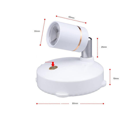 Garduru - Kabelloser, wiederaufladbarer LED-Strahler und Schreibtischlampe mit Fernbedienung