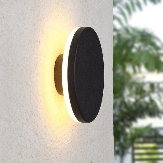 Wandleuchte Modern Schwarz Außen LED Lampe