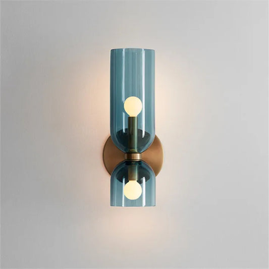 LED-Wandapplique mit Doppelkopf aus Glas – Moderne Eleganz und Energieeffizienz
