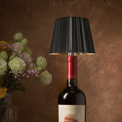 Gestreifte kabellose Flaschenlampe