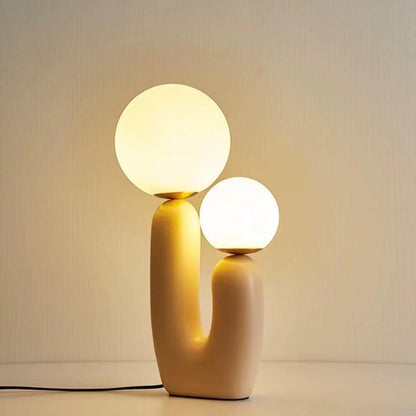 Kunstharz Tischlampe | Minimalistisches Design Beleuchtung