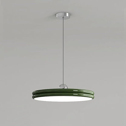 Moderne LED-Hängelampe mit Dimmfunktion und verstellbarer Kabellänge - Pendelleuchte aus Metall und Acryl