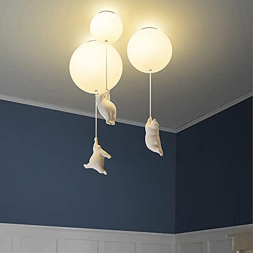 BalloonBear™ Deckenleuchte | Verspielte LED Kinderzimmerlampe | Kreatives Design | Stimmungsvolle Beleuchtung