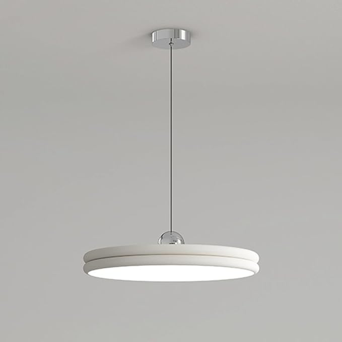 Moderne LED-Hängelampe mit Dimmfunktion und verstellbarer Kabellänge - Pendelleuchte aus Metall und Acryl