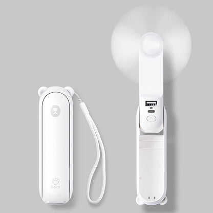 Garduru | Tragbarer Mini-Ventilator + Powerbank + Taschenlampe + USB in 1 GADGET