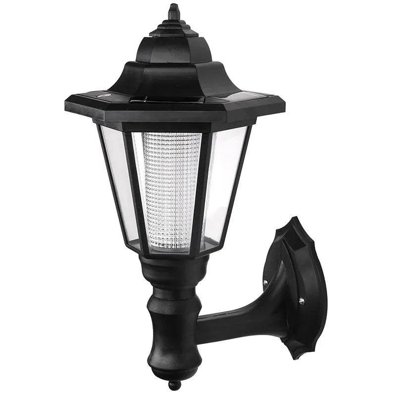 Solar Gartenlaterne mit LED – Außenbeleuchtung für Terrasse & Garten im klassischen Lampen-Design