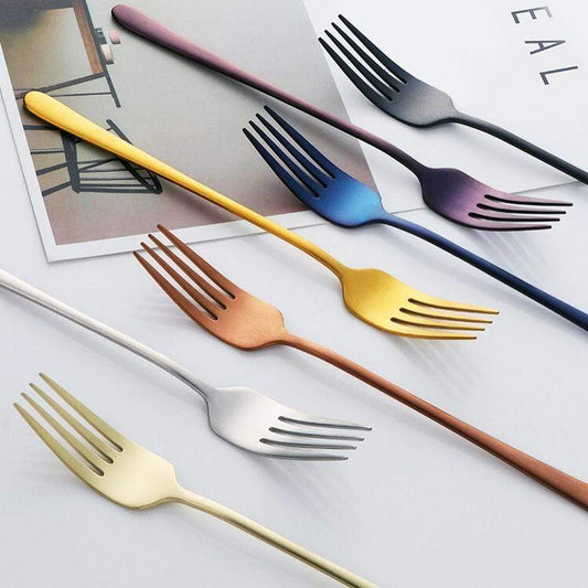 Besteckset Modern Edelstahl Tischgabeln