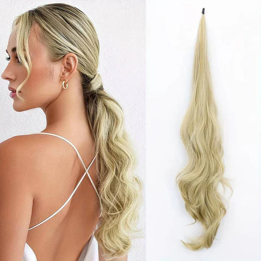 Verstellbare wellige Ponytail-Extension