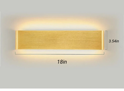 Aluminium Wandleuchte LED Badezimmer Wohnzimmer Wandmontierte Lampe