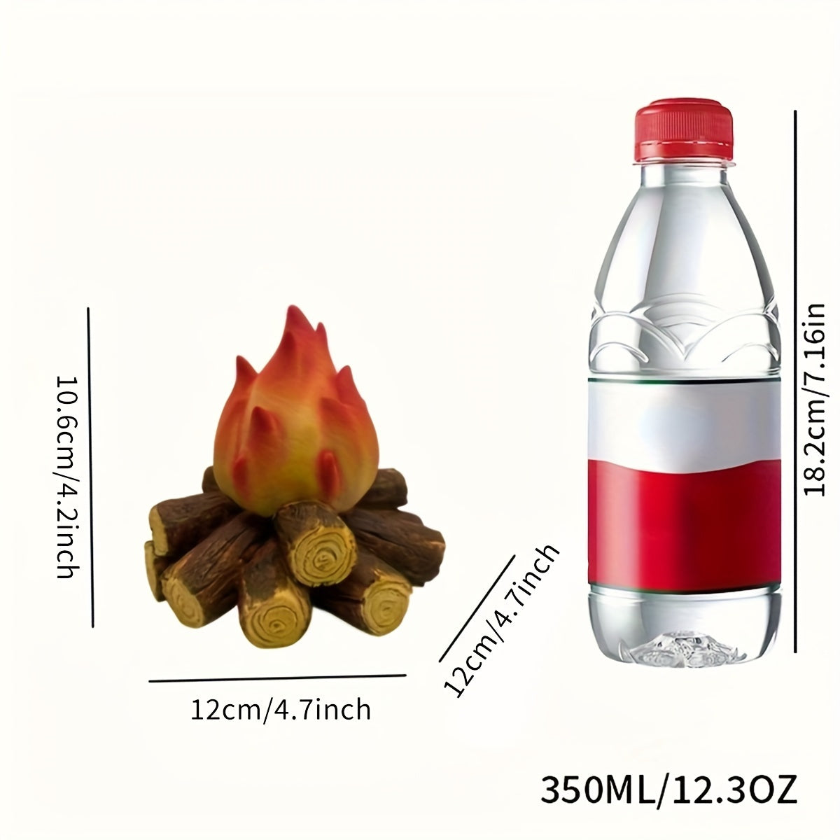 Gemütlicher Charme mit einer von einem Lagerfeuer inspirierten LED-Flammenlampe