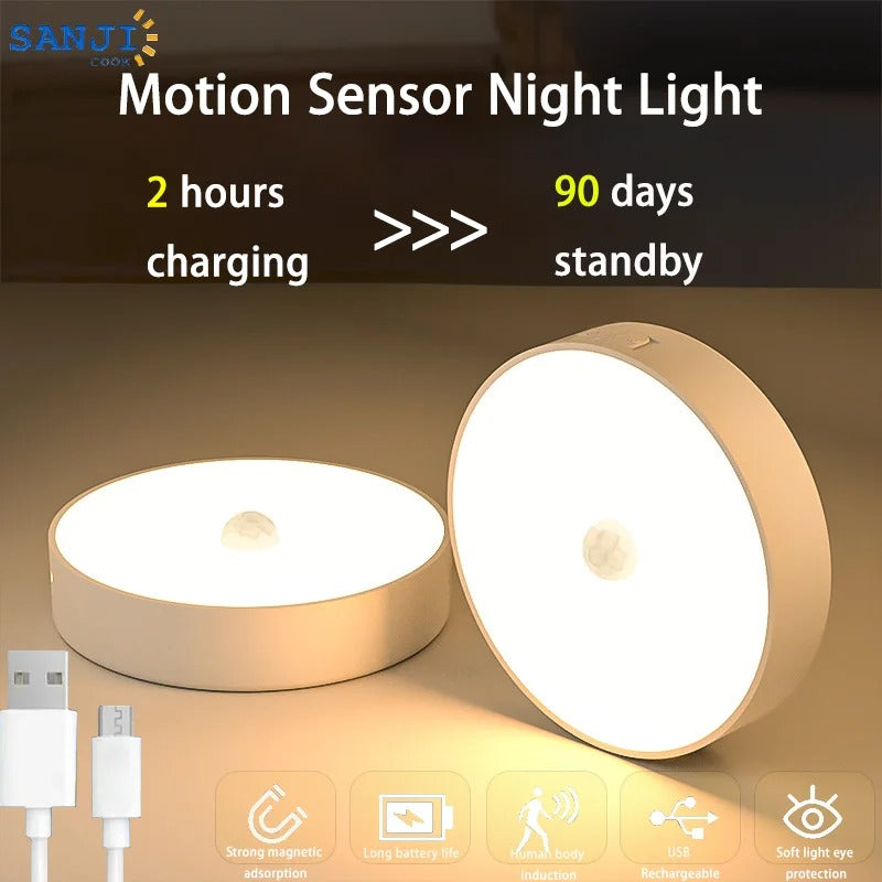 Garduru - Kabellose LED Lampe mit Bewegungs­sensor & Klebepad