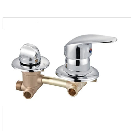 Versteckter Mehrweg-Schrauben- und Intubations-Messing-Duschmischer-Wasserhahn