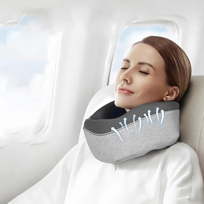 Garduru - Ergonomisches Reisekissen Aus Memory-Schaum Für Bequeme Fernreisen