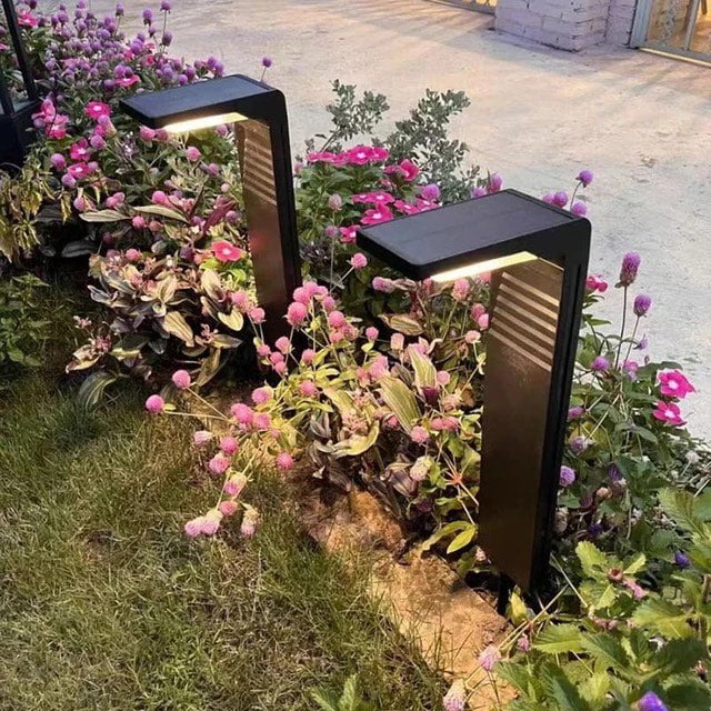 Solar-Gartenlampe mit LED für nachhaltige Gartenbeleuchtung