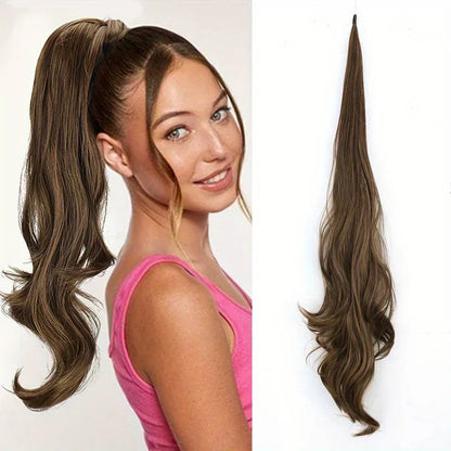 Verstellbare wellige Ponytail-Extension