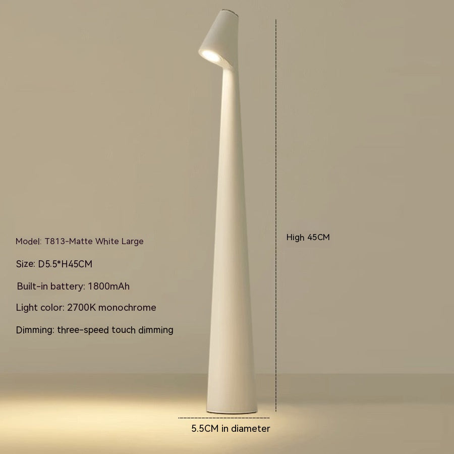 Tischlampe Modern Rot Metall LED Licht