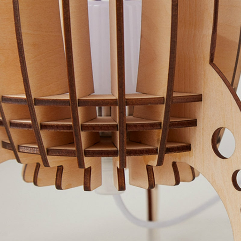 Garduru - Holz-Raketenlampe für magisch gemütliche Nächte