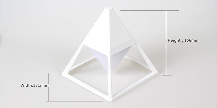 Garduru - Touch-Bedienbare LED Pyramidenlampe fürs perfekte Ambiente