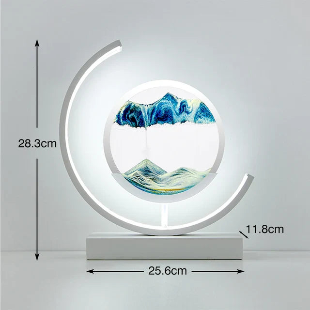 3D-LED-Lampe „Sands of Time“