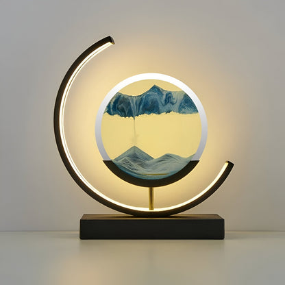 Garduru-Sanduhr 3D - Beruhigende Sandlampe mit LED-Beleuchtung