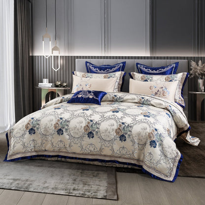 Garduru Oriental Jacquard Luxus Bettwäsche Set