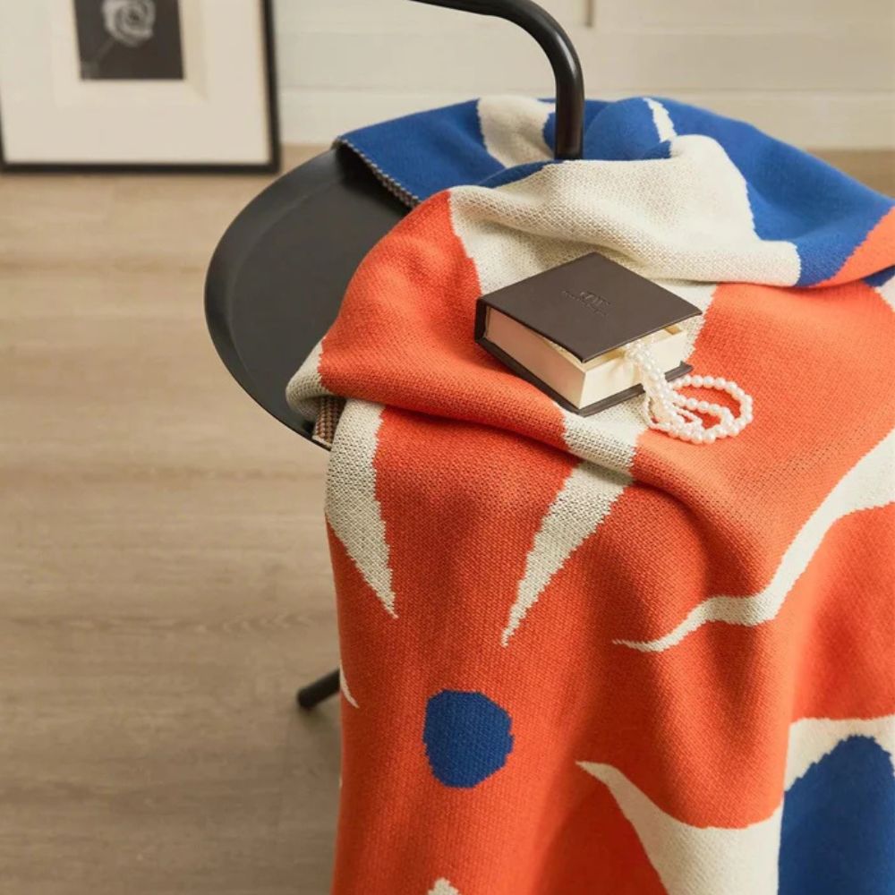 Tropischer Wind Strickdecke