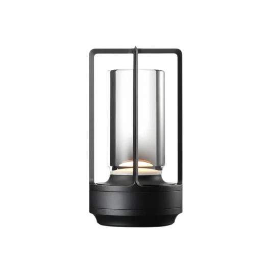Drahtlose Tischlampe aus Aluminium mit wiederaufladbarem Akku für stilvolle Beleuchtung