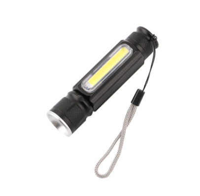 USB Wiederaufladbare Magnetische Taschenlampe – LED Notfalllampe mit Magnet und Trageband