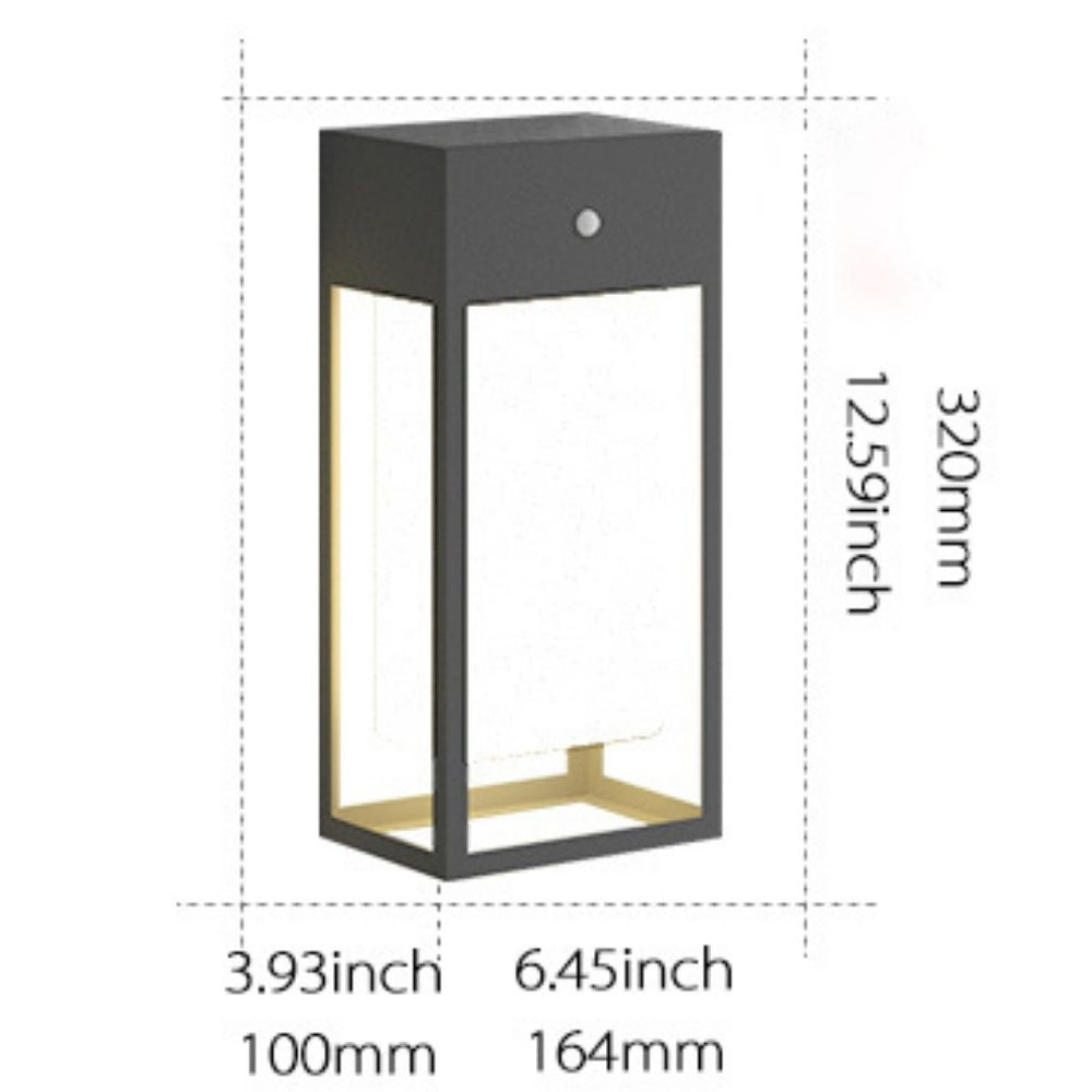 Garduru - Innovative Wasserdichte Solar Wandleuchte für den Außenbereich