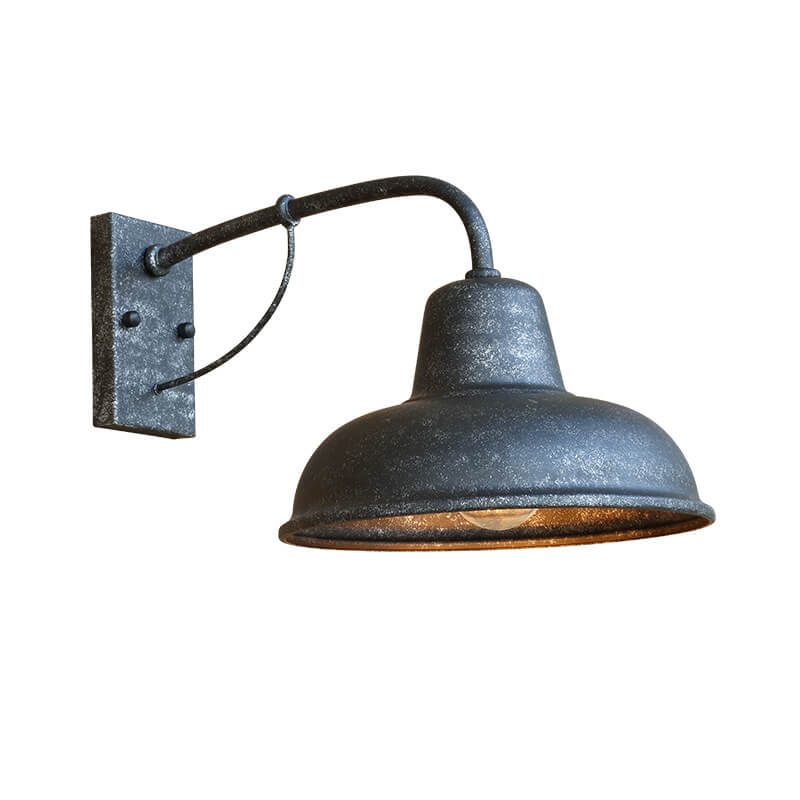 Garduru Vintage Outdoor Wandlampe | Wasserdicht | Eisen | 1-Licht | Industrielampe für Terrasse & Garten | Beleuchtung für außen