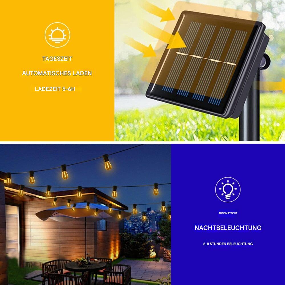 LED Solar-Lichterkette – Stimmungsvolle Außenbeleuchtung