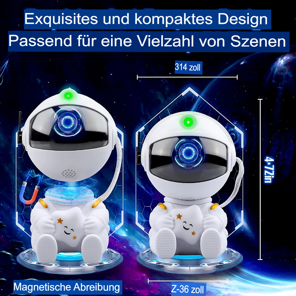 Sternenhimmel-Projektor mit Astronautenfigur – Traumhafte Atmosphäre