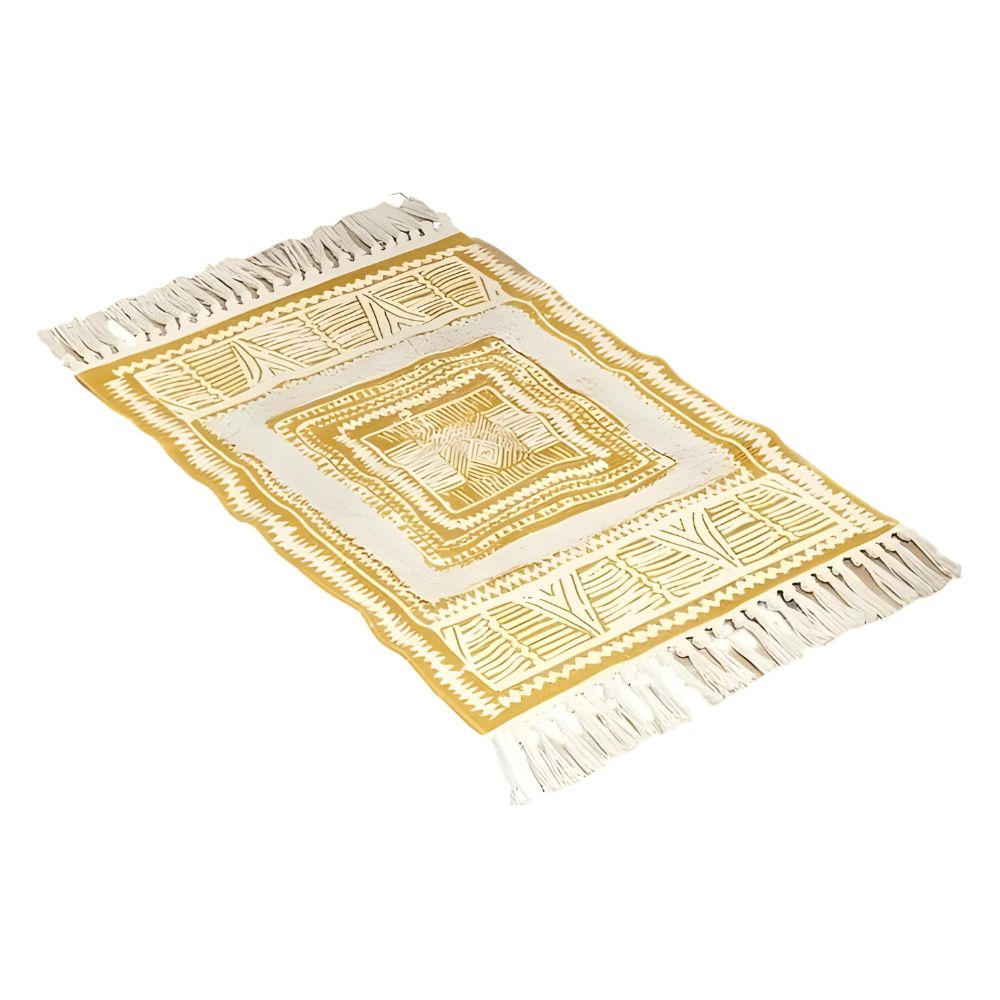Lustre Fransen Boho-Teppich