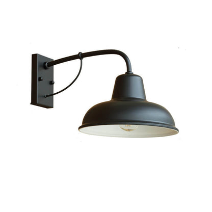 Garduru Vintage Outdoor Wandlampe | Wasserdicht | Eisen | 1-Licht | Industrielampe für Terrasse & Garten | Beleuchtung für außen