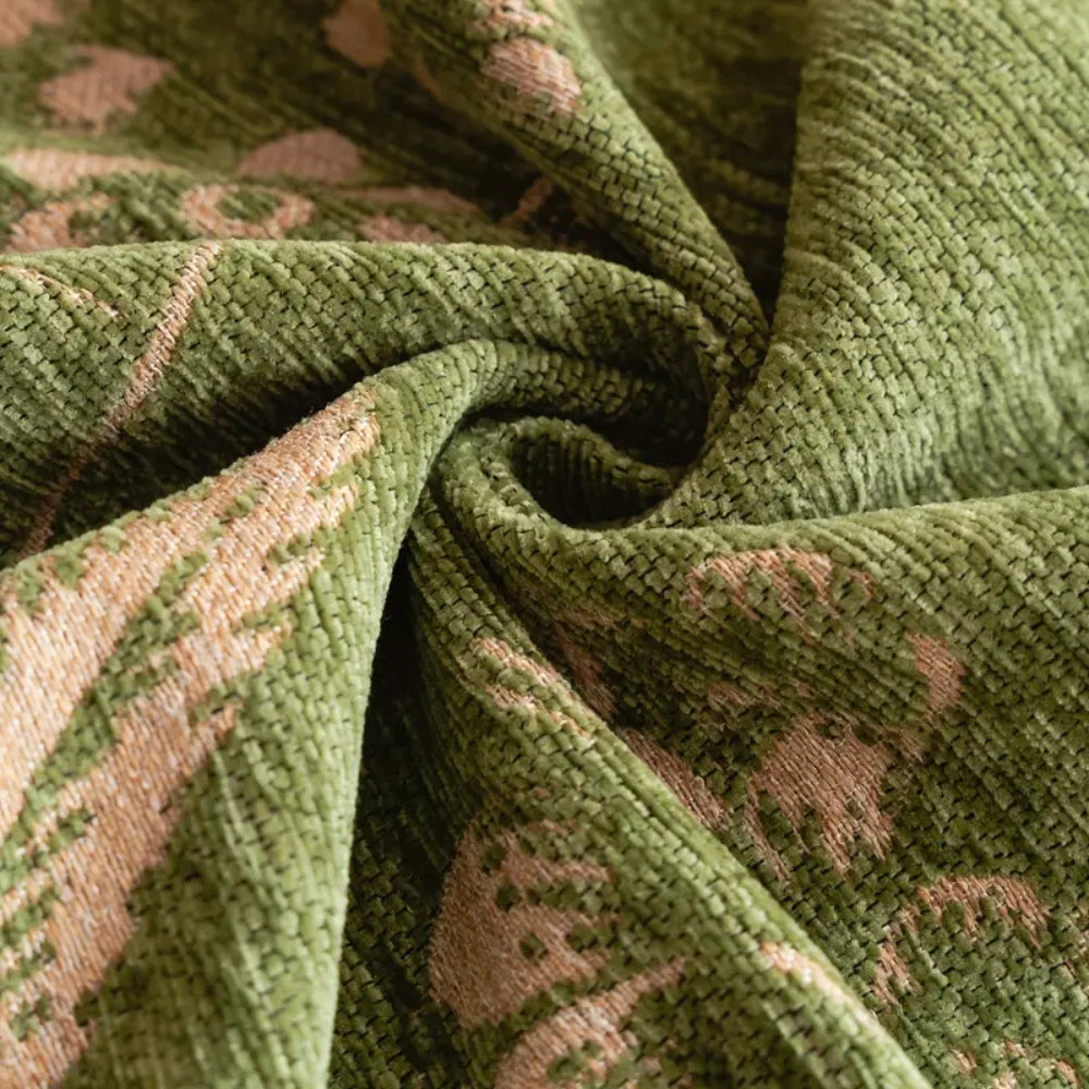 Blattwerk Floral Chenille Sofabezug