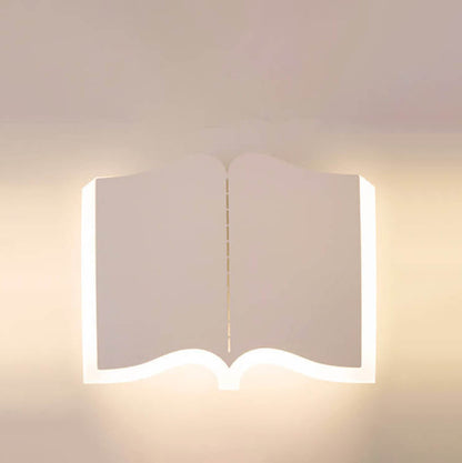 Garduru | Offenes Buch LED-Wandlicht