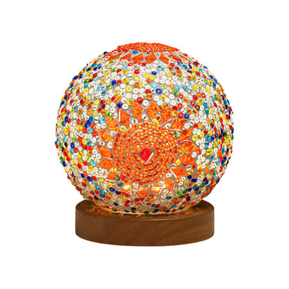 Mosaik Tischlampe Dimmbar Elegantes Design für Wohn- und Büroschmuck