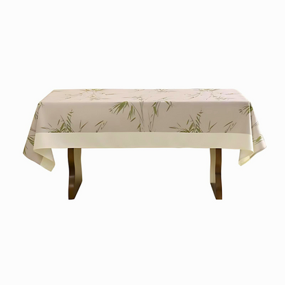 Elegante pastorale Bambus Zen Tischdecke