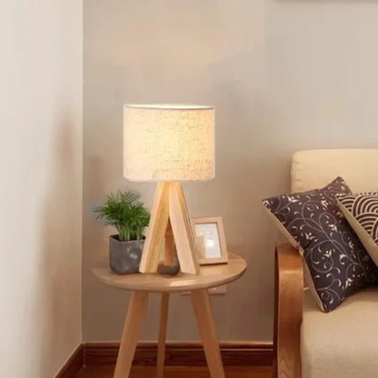 Royelux Nordic Fabric Tischlampe - Sanfte Ambient-Beleuchtung mit minimalistischem Design