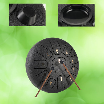 Stahlzungen Trommel - 6 Zoll mit 11 Noten