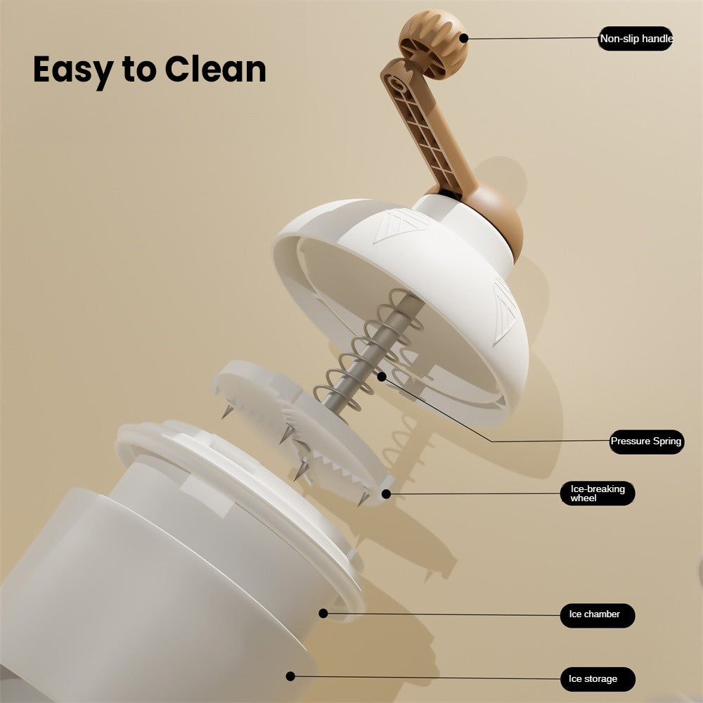 Tragbarer zerkleinerter Eisbereiter für fluffiges schneeartiges Eis