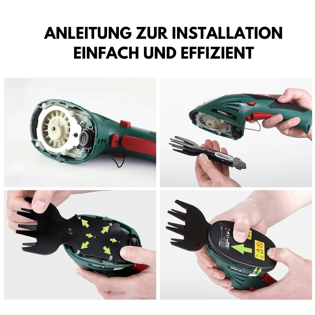 Posenpro Akku-2-in-1-Trimmer: Effizient und wiederaufladbar