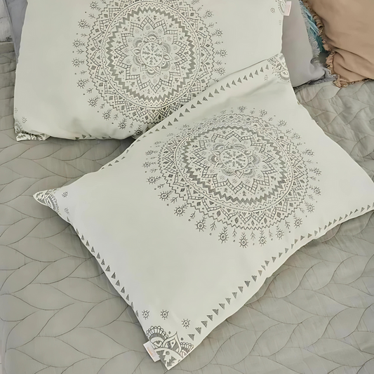 Garduru - Weicher Kopfkissenbezug mit Boho-Muster