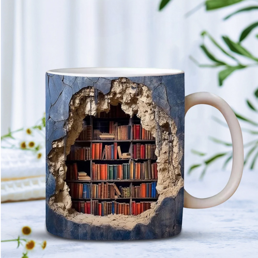 3D Bücherregal Tasse