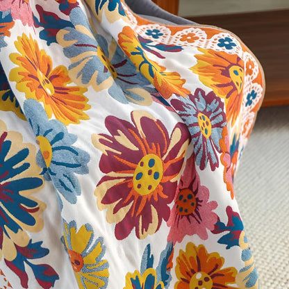 Blumen Fiesta Badetuch