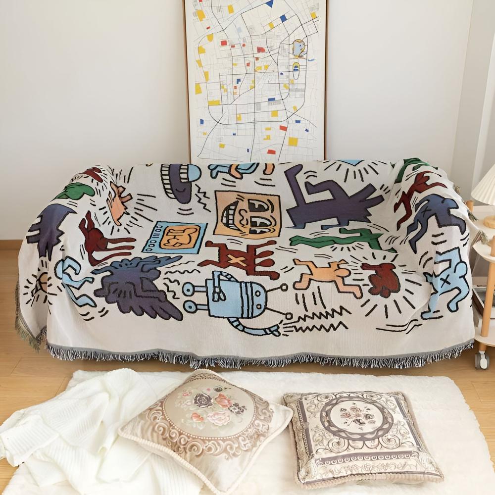 Bold Expressions Fransen Decke
