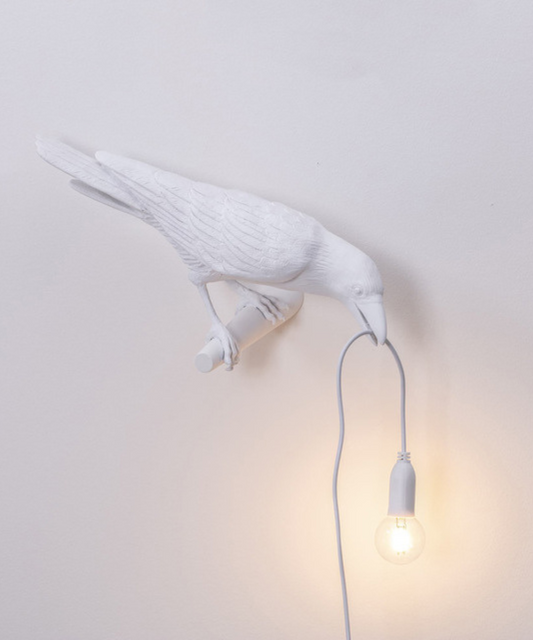 Krähen-Tischlampe – Einzigartige und künstlerische Beleuchtung